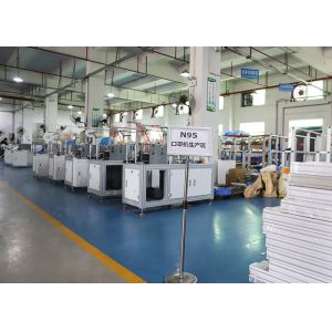 3 Ply N95 Face Mask Making Machine Semi Automatic ISO SGS TUV Certificated