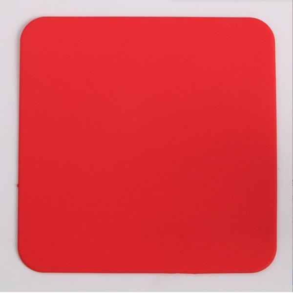 Square Colorful Silicone Non-slip Drink Coasters Cup Pad Mat for Hot and Cold Drinks