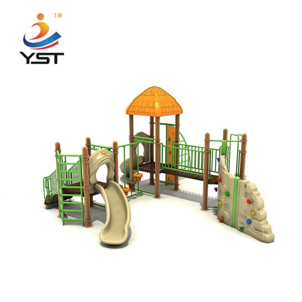 Buy PVC Coated Kids Playground Slide Galvanized Backyard Swing Sets at wholesale prices
