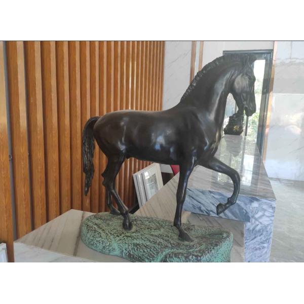 Ancient Style Indoor Cast Bronze Horse Sculpture 0.6m Length