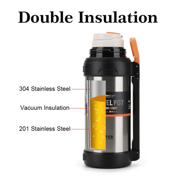 Thermal Insulation Vacuum Travel Pot For Self-Driving Travel