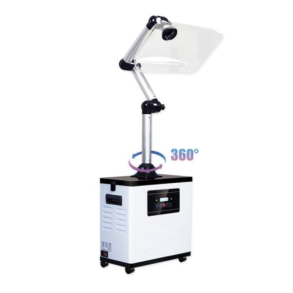 Aluminiun Arm Nail Salon Fume Extractor 99.97% Filtering Efficiency With Big