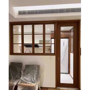 Modern Aluminum Vertical Folding Window, Push up Fold up Glass Folding Window