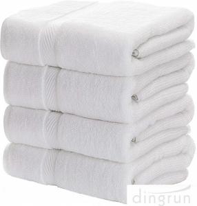 Quality 100% Cotton Luxury Bath Towels Highly Absorbent Hotel Towels for Bathroom Hotel Spa for sale