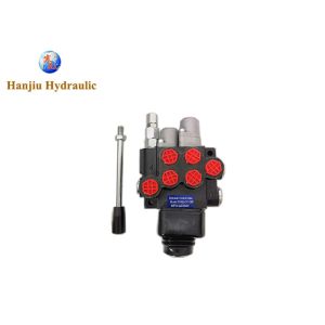 BSP ports Joystick Monoblock Directional Control Valve 2P40 2 Spools Manual