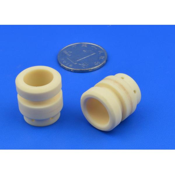Buy High Purity Alumina Components / Alumina Bushing / Alumina Sleeve with Groove at wholesale prices