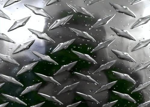 ASTM 3003 5052 5083 6061 6063 6082 7075 Aluminum Embossed Plate, Pattern: Diamond Orange Peel Diamond Five-rib Pattern, Etc.