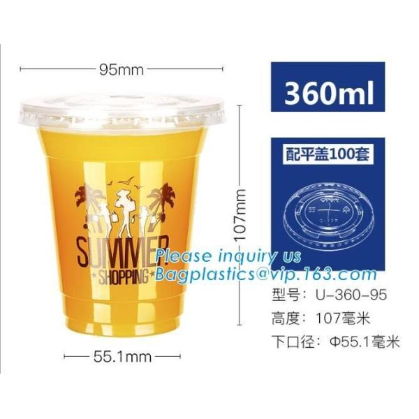 4-17oz100% Biodegradable Eco-Friendly Biodegradable Cornstarch CPLA Cups