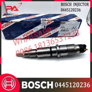 China Diesel Common Rail Fuel Inyector Injector 0445120236 For Cummins QSL9 Engine 5263308 on sale