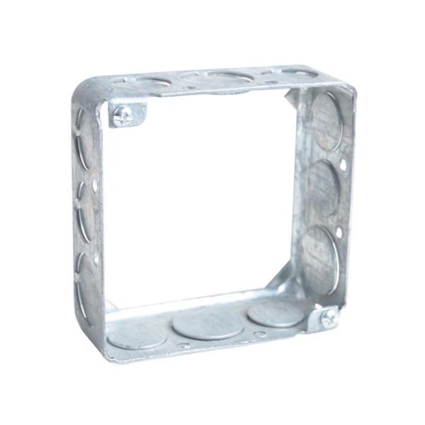 Buy Square Steel Conduit Box Thick  1.60mm Fix With Screws 1-1/2" 2-1/8" Depth at wholesale prices