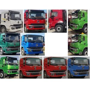 Automatic Compressed Garbage Truck High Capacity Rubbish Bin Truck