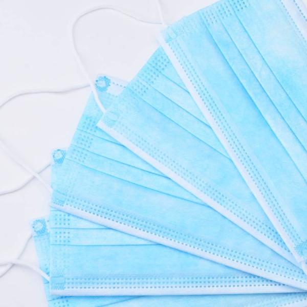 Buy Blue Dust Earloop 3 Ply 95% Non Woven Disposable Mask at wholesale prices