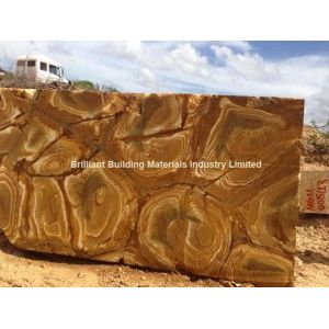 Luxury Palomino Quartzite Block, Brazil Yellow Quartzite Block