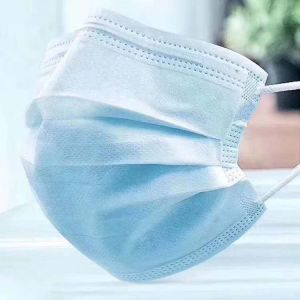 Hypoallergenic Disposable Face Mask Three Layers With Earloop Anti Pollution
