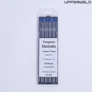 2.4mm*175mm Blue TUNGSTEN Electrodes 10-pack for DC/AC Operating Current TIG