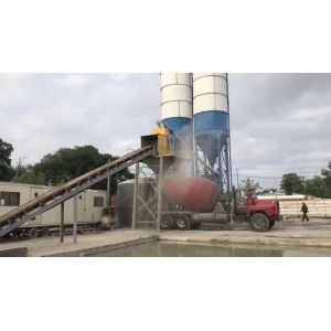 China Advanced HZS Concrete Batching Plant with Customized 50Hz Frequency on sale