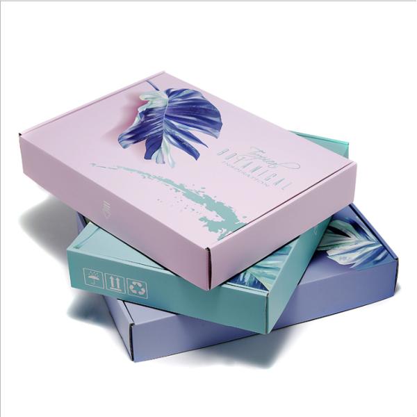 Colorful Packaging Custom Corrugated Boxes FSC ISO9001 CE Certificated