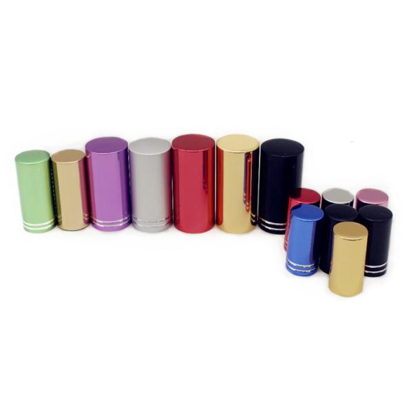 Buy Cylindrical Perfume Bottle Tops Aluminium 24mm Plastic Caps Customized at wholesale prices
