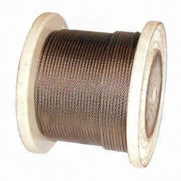 Yellow Grease Coated Ungalvanized Steel Wire Rope Diameter 1mm-16mm for Harsh Environments