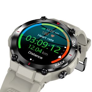 K37 AI Dial Smartwatch with GPS, Heart Rate, and Blood Oxygen Monitoring