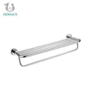 Quality Customized Bathroom Shower Accessories Wall Mounted Two Tier Towel Rack 30KG for sale
