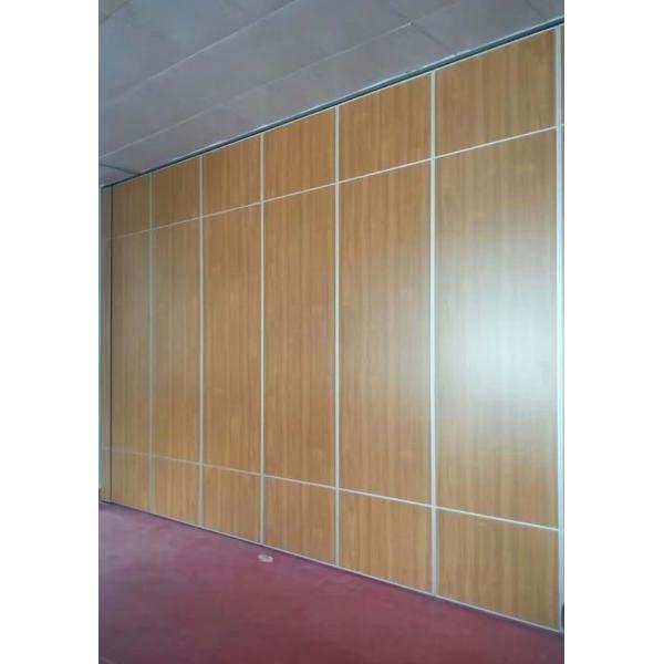 Multi Color Aluminium Operable Track Sliding Door System / Office Wooden Partition Wall
