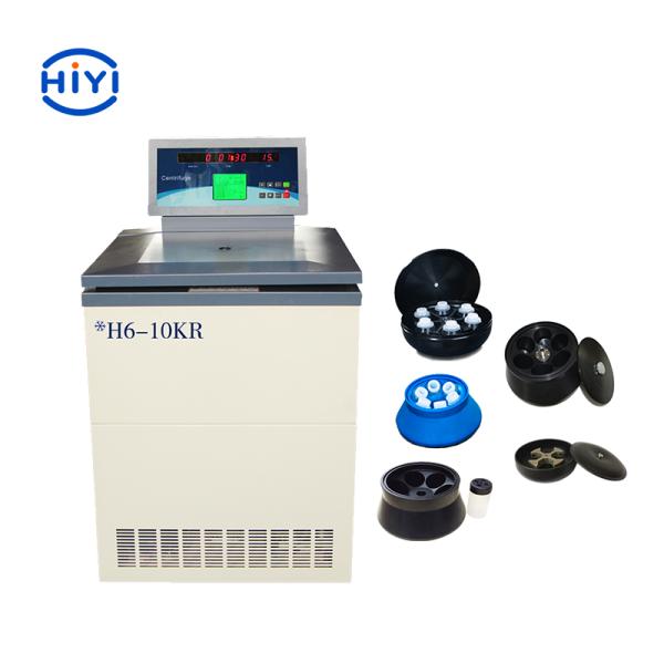 H6-10KR High Speed Refrigerated Centrifuge Floor Electronic Auto Lid Lock For Clinical Medicine