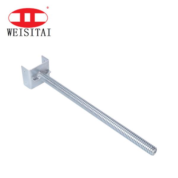 Buy Q235 Adjustable Screw U Head Scaffolding Jack Base at wholesale prices