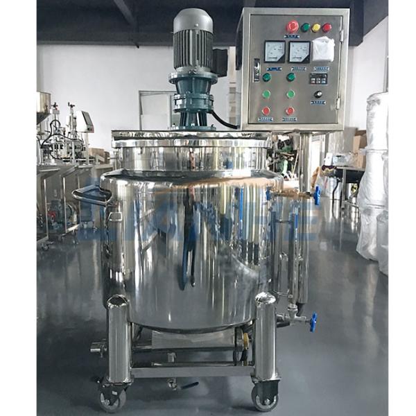 Buy 100L ABB Vacuum Mixer Homogenizer , Steam Dishwashing Liquid Making Machine at wholesale prices