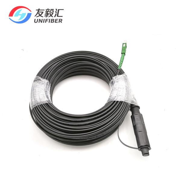 IP67 Optitap 50M G657A2 SC APC Pre Connectorized Drop Cable