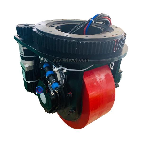 5000W Heavy Duty AGV Drive Wheels DC Motor Mobile Robot Wheels 400cm