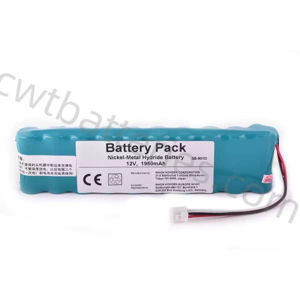 Buy Nihon Kohden SB-901D Nickel-Metal Hydride Battery for X071 ECG-9620 ECG-6951D ECG-9620P ECG-6951E 12V 1950mAh Compatible at wholesale prices