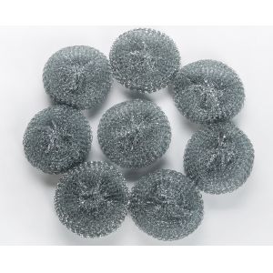 Zinc Coated Wire Mesh Scourer Cleaning Scourer Ball /galvanized Steel