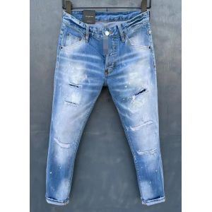 Quality Casual Fashion Men Jeans Custom Logo Stretch Denim Pants Slim Trend Jeans 84 for sale