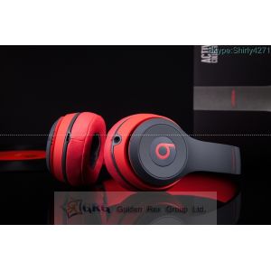 Beats By. Dr. Dre Solo 2 Active Collection RED WIRELESS Headphones Made in China