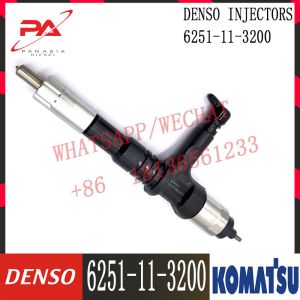 095000-6640 6251-11-3200 6251-11-3201 Komatsu Injector For SAA6D125E-5C/5D