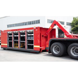 SAIC-IVECO aluminum alloy Fire Fighting Vehicle Self Loading