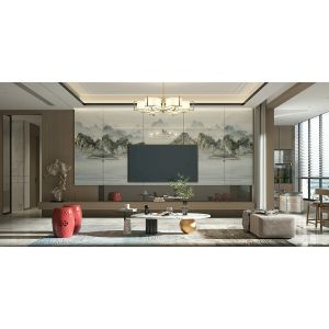 China Light Blue Antibacterial Polished Glazed Porcelain Tile 900x1800mm on sale