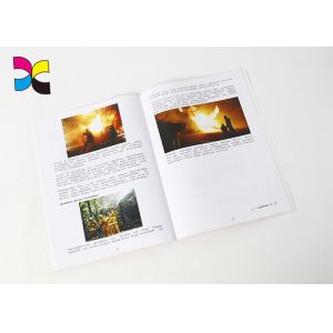 200g C2S Glossy Art Paper Custom Printed File Folders Printing Saddle Stitching