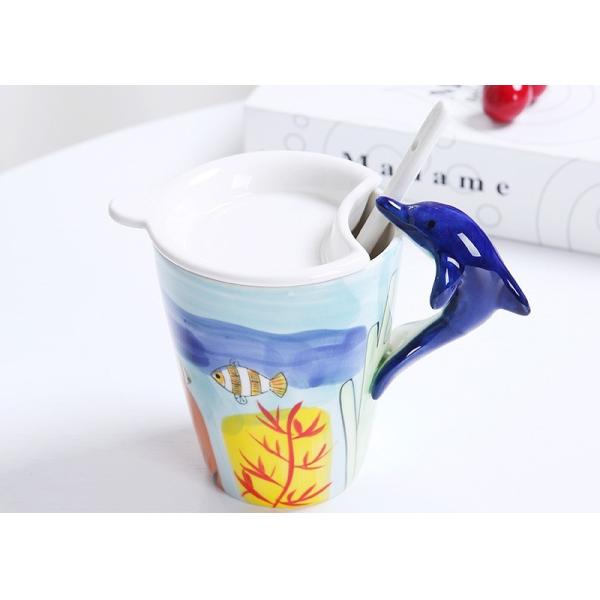 Buy Dolphin 450CC Handmade 15 Oz 3D Ceramic Mugs at wholesale prices
