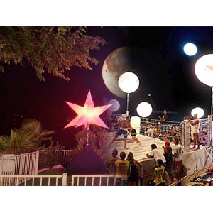 Event Gatherings Advertising Promotions CE Inflatable Balloon Light With Tripod