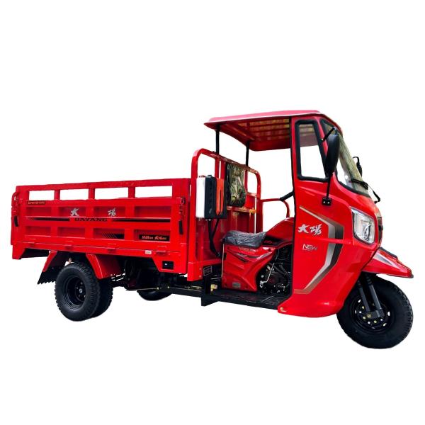 50*100 Chassis Three Wheeler Cargo Transport Gas Motor Tricycle with Manufacturi