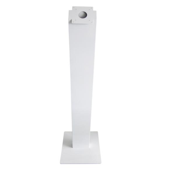 White Tablet Kiosk Stand For Ipad 2/3/4/ Air / Pro , Commercial Tablet Holder 9.7 Inches