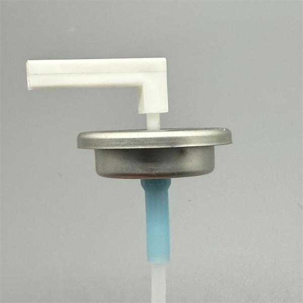 Heavy-Duty Industrial Metered Aerosol Valves for Precision Lubricants & Cleaners with Chemical Resistance and Reliable Sealing.