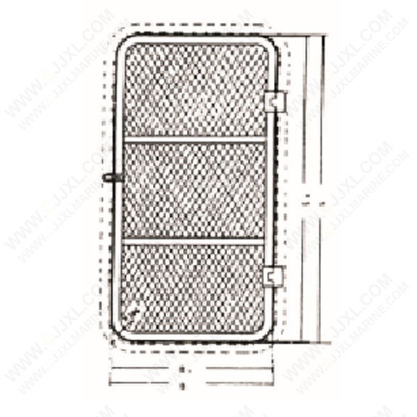 Buy Round Angle Single Mesh Door at wholesale prices