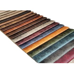 Embossed Bronzing Suede Sofa Fabric For Sofas Car Cover