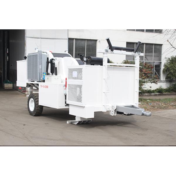 Transmission Line Stringing Equipment 1x120kN Cable Tension Machinery