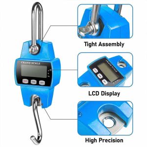 High Accuracy Stainless Steel Electronic Hanging Weighing Crane Scale 300KG