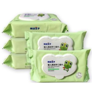 Customizable Hypoallergenic Unscented Flushable Baby Body Cleaning Wet Tissue