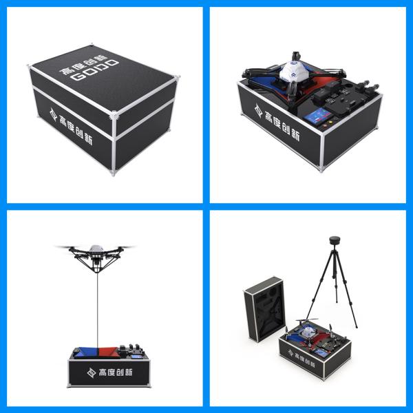 Heavy Lift Military Tethered Drone Systems For Sports Security Integrated Tethered Surveillance Drone